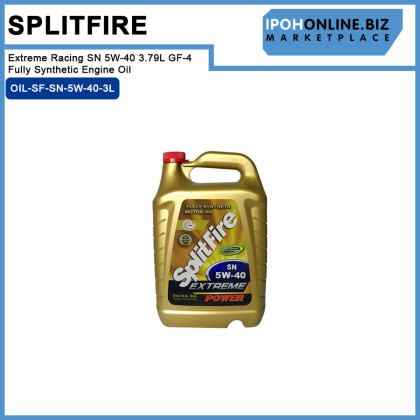 SplitFire Extreme Racing SN 5W-40 3.79L GF-4 Fully Synthetic Engine Oil